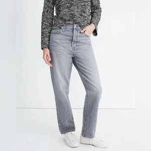 Madewell Dadjean in pale grey size 25